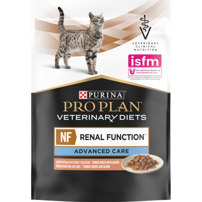 Purina Pro Plan Veterinary Diets NF Renal Function Advanced Care with salmon 10-pack