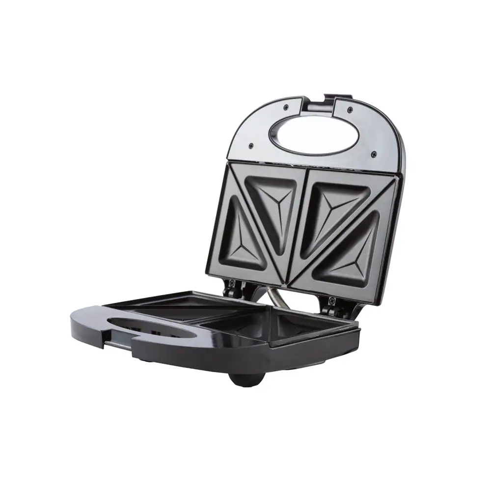 Adler AD 3015 sandwichtoaster 750 W Sort, Sølv, bild 2