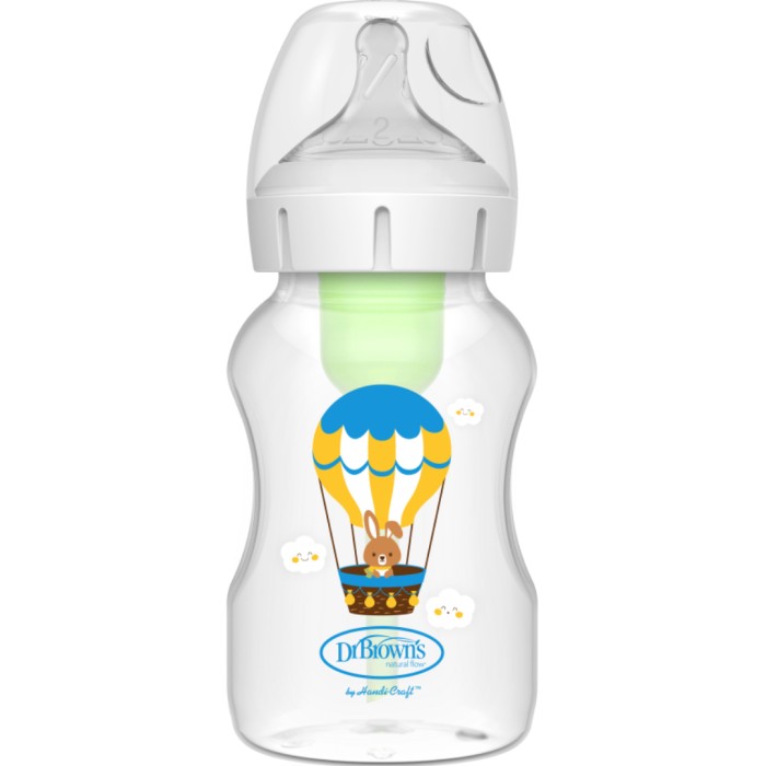 Dr Brown WN Balloon Options+ Bottle nipple level 2, 330 ml