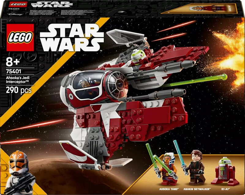 LEGO Star Wars Ahsokas Jedi Interceptor 75401, bild 4