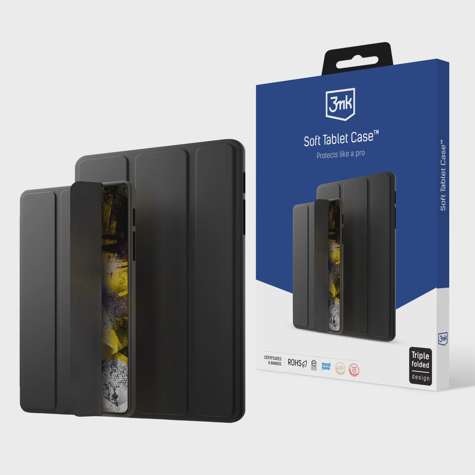 Mjukt fodral till Samsung Galaxy Tab S10 FE – Svart