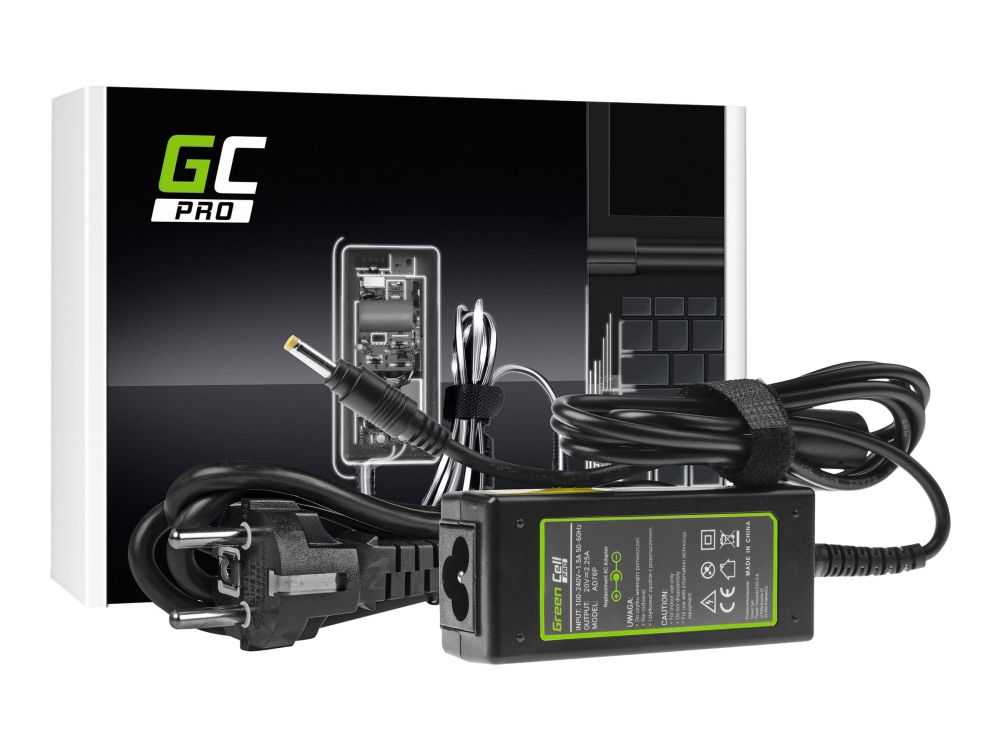 Green Cell PRO - Strömadapter - AC - 45 Watt - svart - för Lenovo IdeaPad 100-15 100S-14 110-15 Yoga 510-14 510-15, bild 3