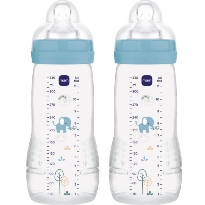 MAM Easy Active 330ml Blue, 2 st