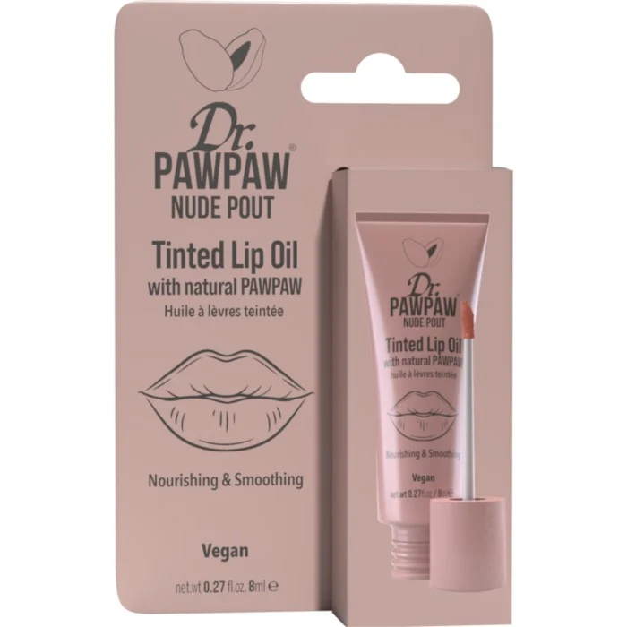 Dr. PAWPAW Tinted Lip Oil Nude Pout 8 ml, bild 5