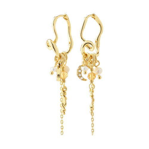PILGRIM - MARAN Earrings - Gold Plated - 51 mm
