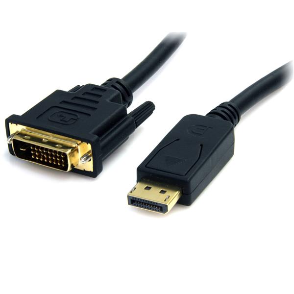DisplayPort till DVI-D-kabel, StarTech, 1080@60Hz, 1,8 meter - Svart, bild 4