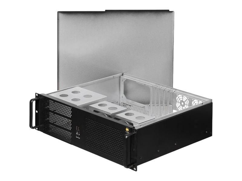NETRACK NP5108 serverchassi 3U för 19-tumsrack, mini-ITX/microATX/ATX