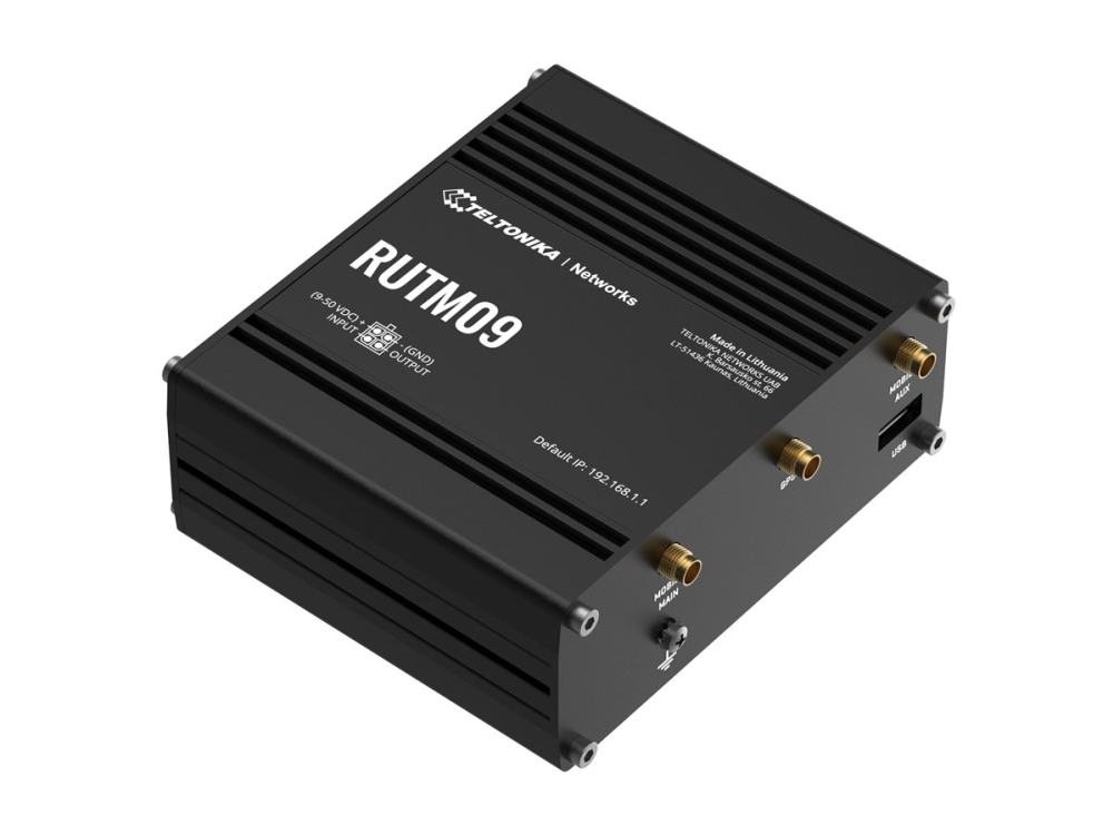Teltonika RUTM09 LTE Cat 6-router, Dual SIM, 4x Gigabit Ethernet