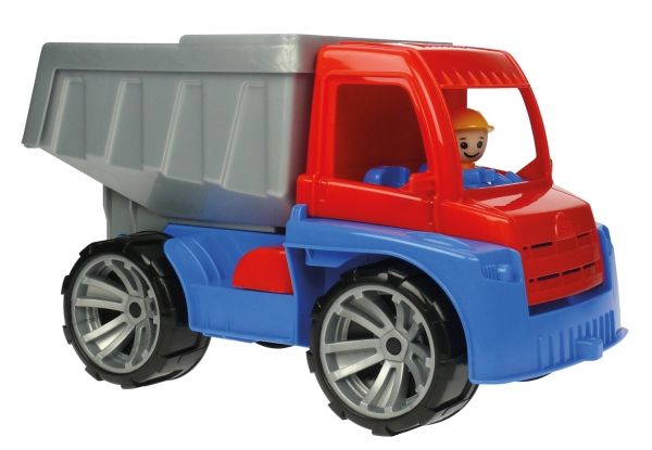 Lena TRUXX 04410, Lastbil, Dump truck, 2 År, Plast, Svart, Blå, Grå, Röd