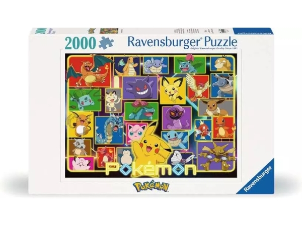 Pokémon Illuminated Pussel 2000 bitar
