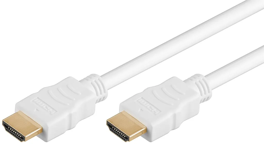 Goobay 61023, 7,5 m, HDMI Typ A (standard), HDMI Typ A (standard), 10,2 Gbit/s, Ljudreturkanal (ARC), Vit, bild 2