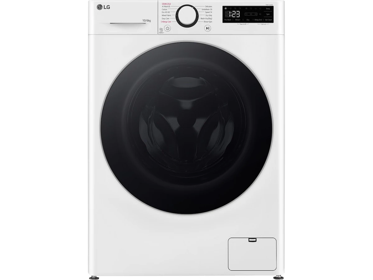 LG F4Y5RRP1WY tvätt-/torrkombimaskin (vit)