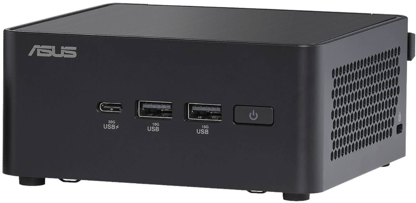 Asus NUC 14 Pro Tall RNUC14RVHI300000I, Intel Core 3 100H, 2xDDR5 SODIMM, M.2 + SATA3, WiFi 6E, Bluetooth 5.3, utan strömkabel, bild 2