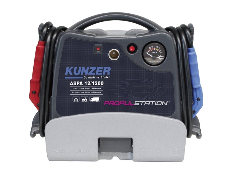 Kunzer snabbstartsystem ASPD 12/1200 DC/DC ASPD 12/1200 startström (12 V) 1200 A laddnings- och förvaringsstation