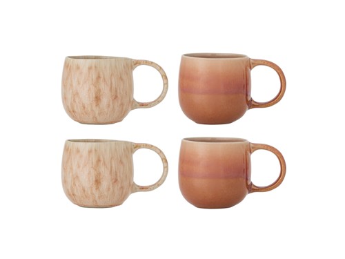Bloomingville – Roselyn kopp – rosa – set om 4 – stengods, bild 2