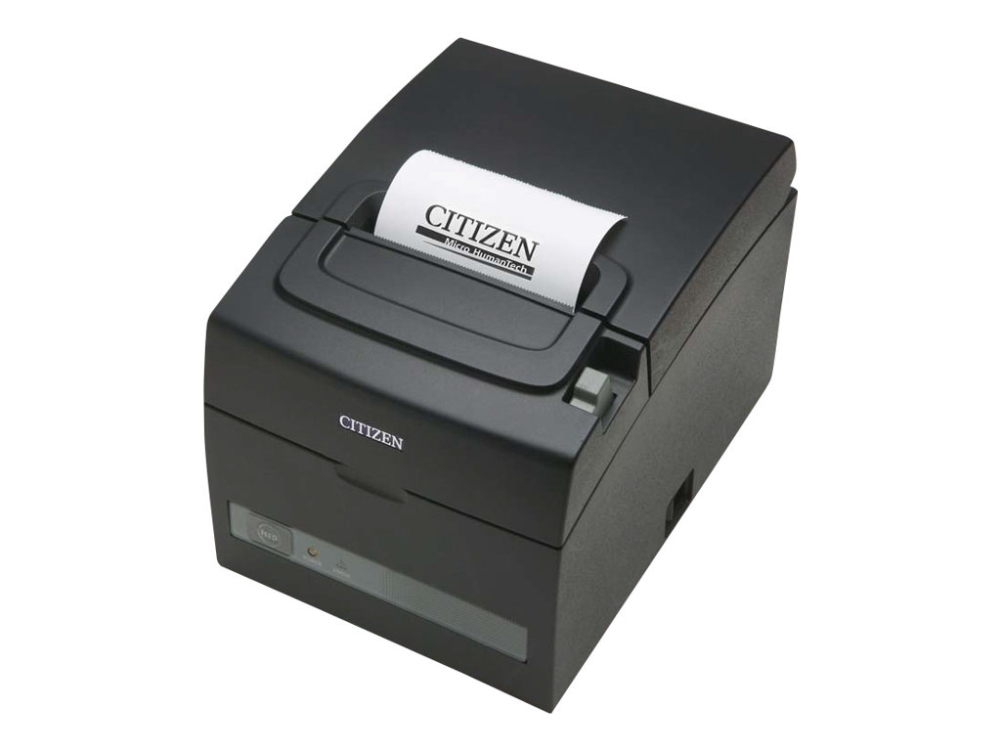 Citizen CT-S310II - Kvittoskrivare - dubbelfärgad (monokrom) - termisk linje - Rulle (8 cm), Rulle (5,8 cm) - 203 dpi - upp till 160 mm/sek - USB, seriell - kniv - svart