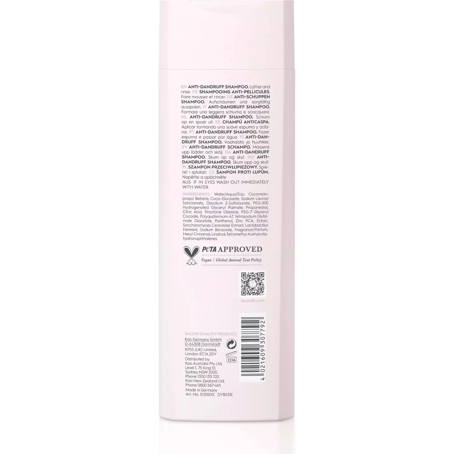 Kerasilk ESSENTIALS Anti-Dandruff Shampoo 250 ml, bild 3