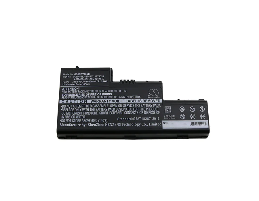 Batteri till Notebook, Bärbar dator för Lenovo ThinkPad W700, ThinkPad W700 2500 m.fl., bild 3
