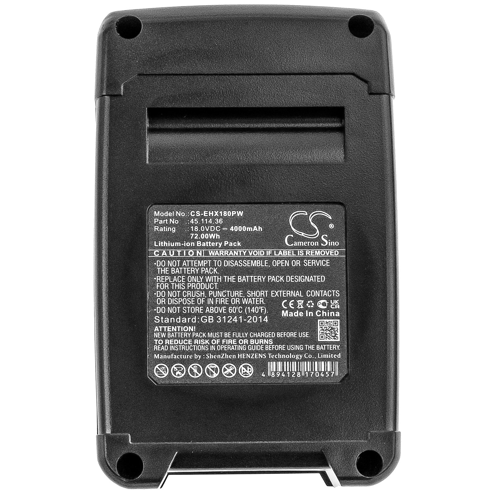 Batteri till Elverktyg för Kraftixx KX-RS 18 Li Solo, KX-AHS 1858 Li Solo m.fl., bild 5