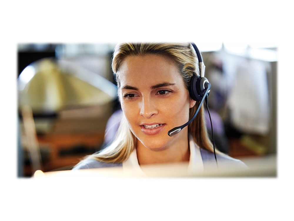 Jabra BIZ 2400 II QD Mono NC 3 in1 - Headset - på örat - konvertibel - kabelansluten