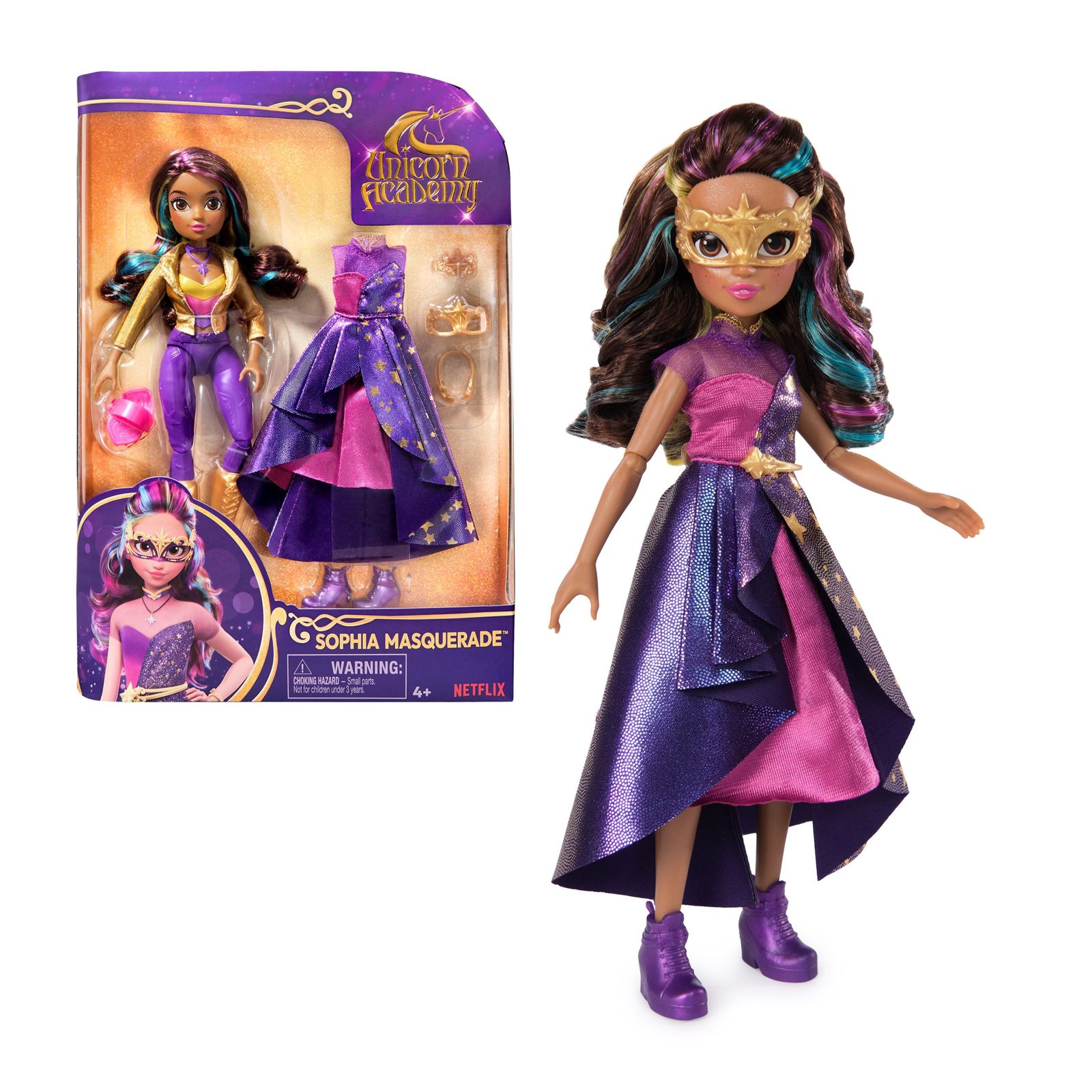 Spin Master Unicorn Academy Sophia Masquerade modedocka 24 cm, bild 4