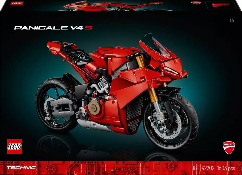 LEGO Technic Ducati Panigale V4 S motorcykel 42202, bild 2