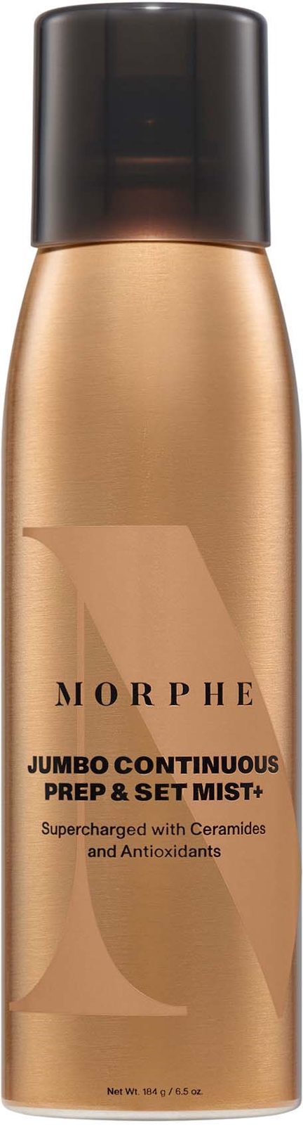 Morphe Jumbo Continuous Prep & Set Mist+ Supercharged With Antioxidants And Ceramides Jumbo