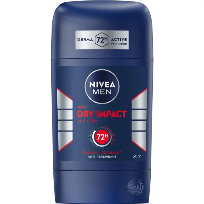 Nivea Antiperspirant Dry Impact Deo Stick 50 ml 50 ml