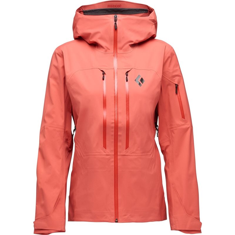 Black Diamond W Recon Lt Stretch Shell Baja Sunrise - XL