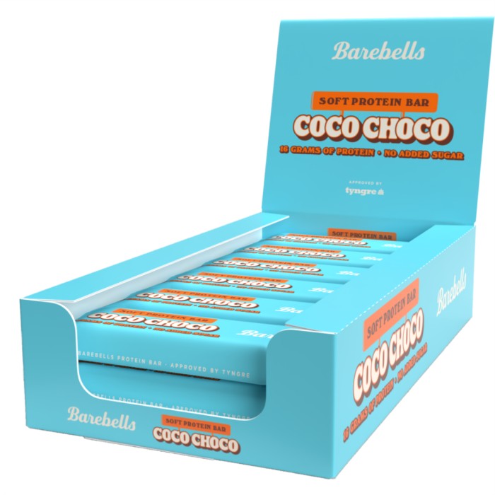 Barebells Soft Protein Bar, Coco Choco, 12-pack