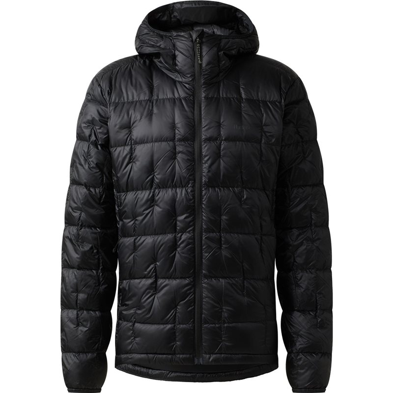Haglöfs Hede Down Hood Men True Black - S