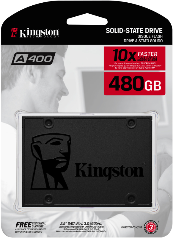 KINGSTON A400 SATA 3 2,5" 480 GB SSD