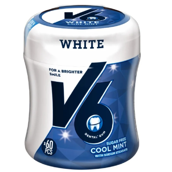 V6 White Cool Mint 60 st