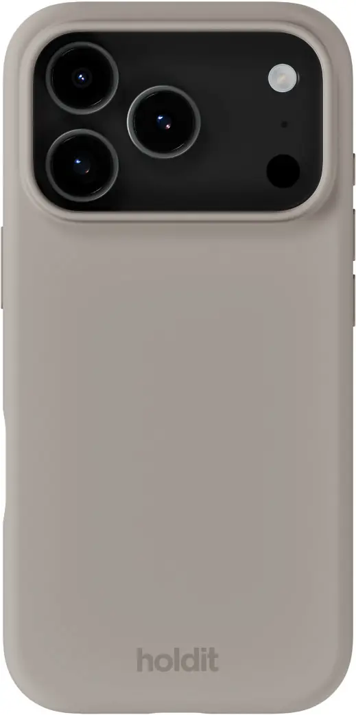 HOLDIT iPhone 17 Pro silikonfodral (taupe)