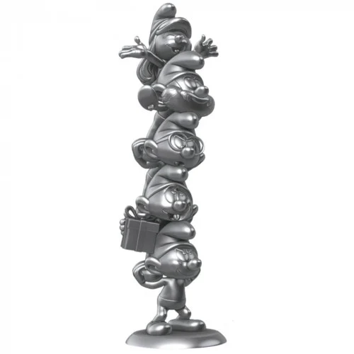 The Smurfs Resin Statue Smurfs Column Silver Limited Edition 50 cm, bild 4