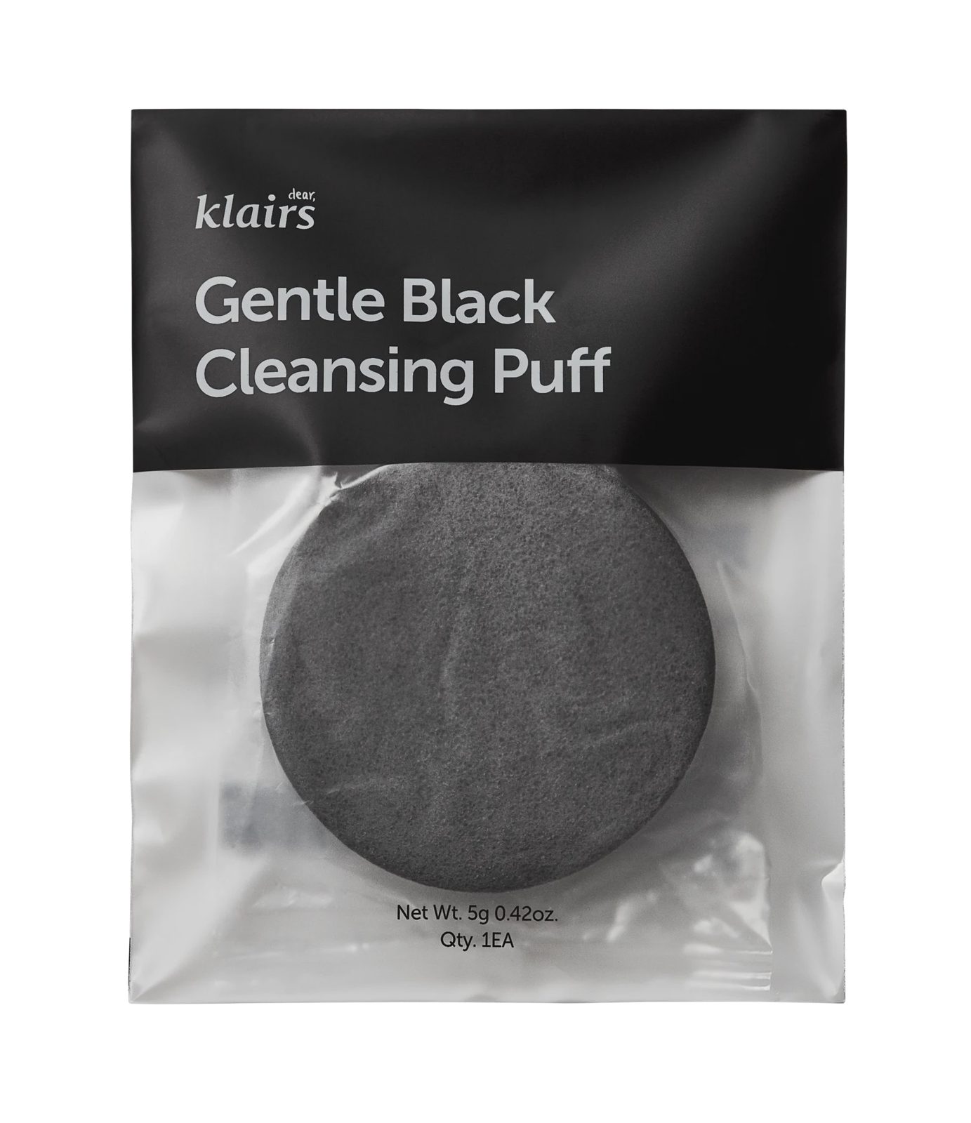 Klairs Gentle Black Deep Cleansing Puff 1 pcs