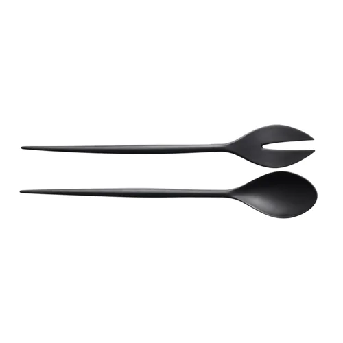 Normann Copenhagen - Krenit Salladsbestick Set - Svart