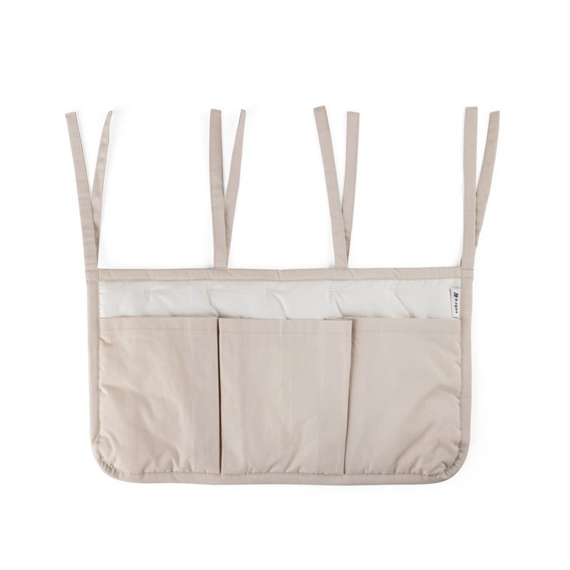 Sebra organiser spjälsäng, morning beige