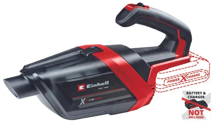 Einhell TE-HV 18/06 Li handdammsugare 18 V 0,6 l påslös Solo - SOLO