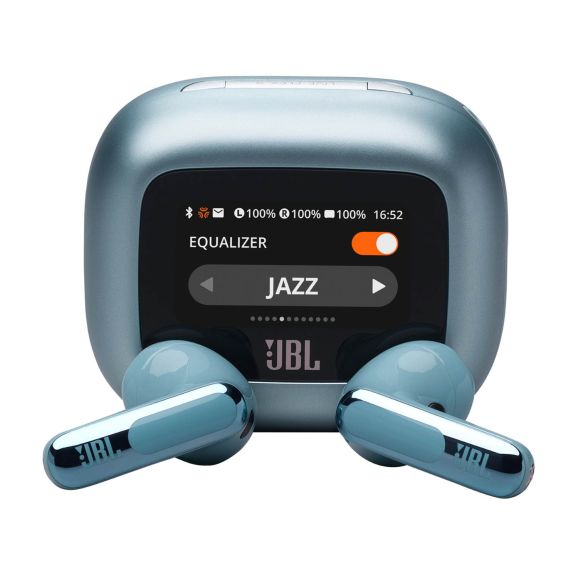 JBL Live Flex 3 true wireless brusreducerande hörlurar, blå, bild 4