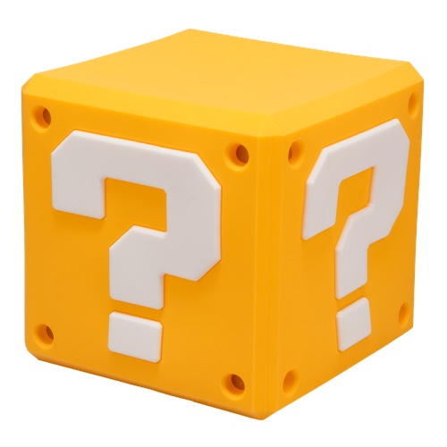 Super Mario Question Block SquishyGlo Light Rechargeable