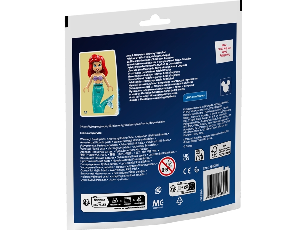 LEGO Disney Princess Ariels och Blunders musikkalas 30720