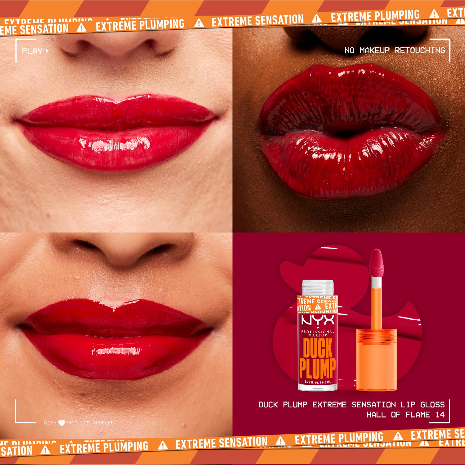 NYX PROFESSIONAL MAKEUP Duck Plump Lip Gloss 14 Hall of Flame, bild 2