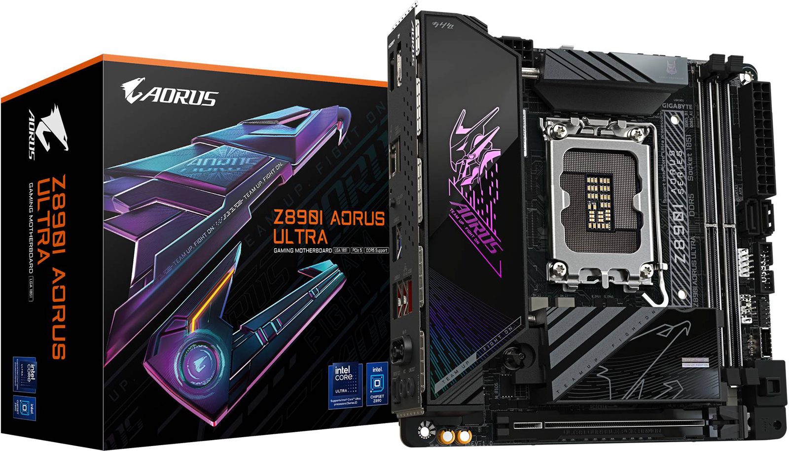 GIGABYTE Z890I AORUS ULTRA Moderkort, bild 2