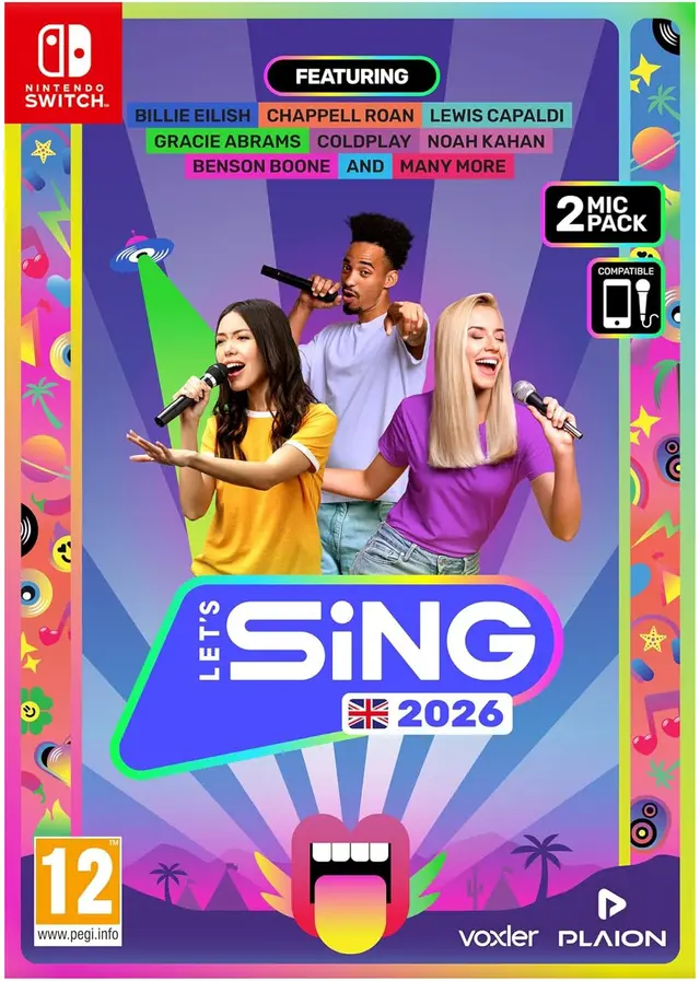 Let's Sing 2026 (NS) + 2 mikrofoner