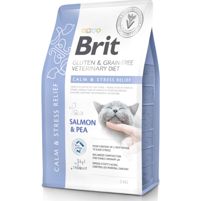 Brit GF Vet Diets Cat Calm & Stress Relief 2 kg