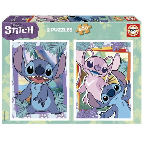 Educa Pussel: Disney Stitch 2 x 500 Bitar