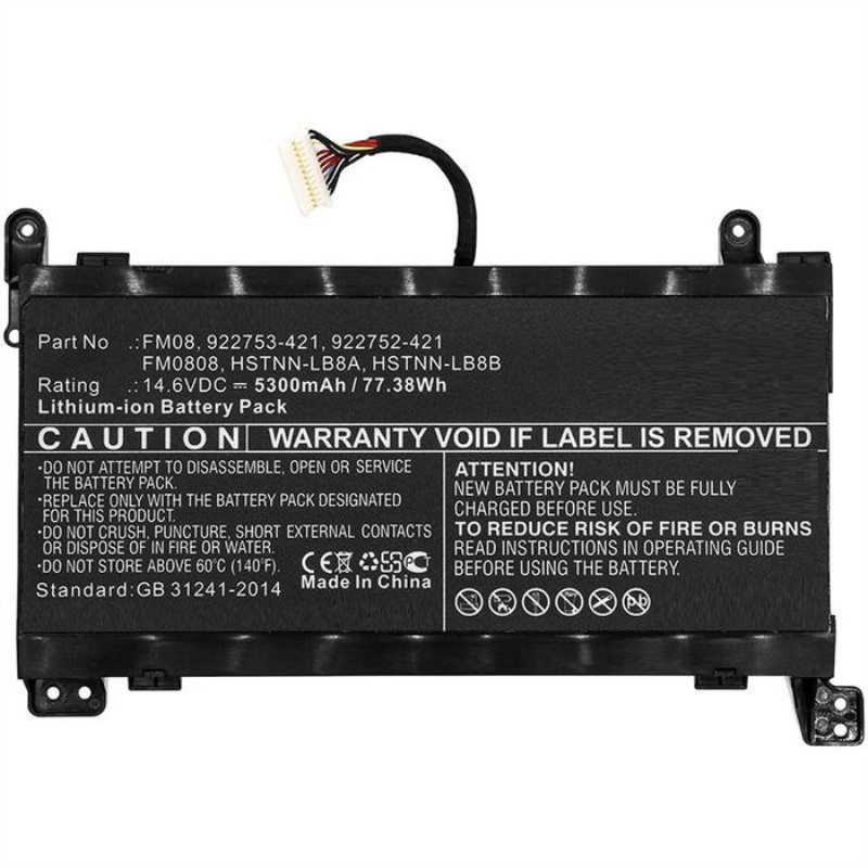 CoreParts - laptop battery - with 16-pin connector - Li-Ion - 5.3 Ah - 77 Wh