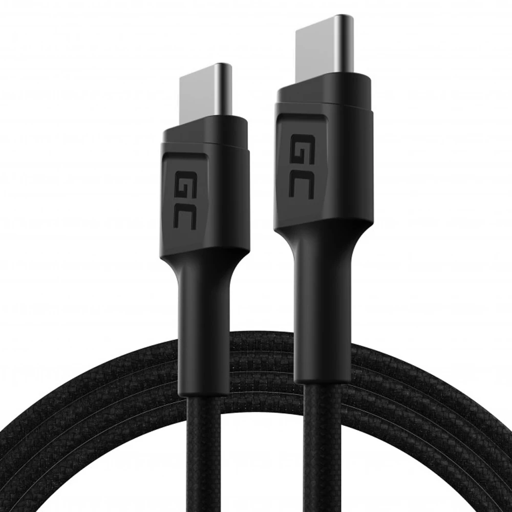 Green Cell-kabel PowerStream USB-C 1,2m PD (60W), 480 Mbps, Ultra Charge, QC 3.0