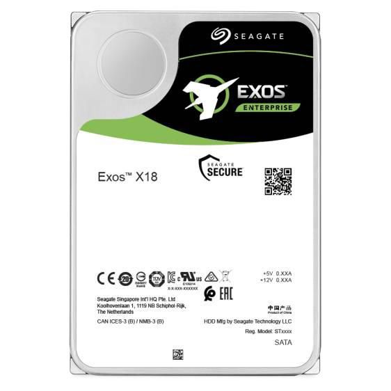 14 TB Seagate Exos X18, 7200 rpm, 256 MB cache, SAS 12Gb/s, bild 3